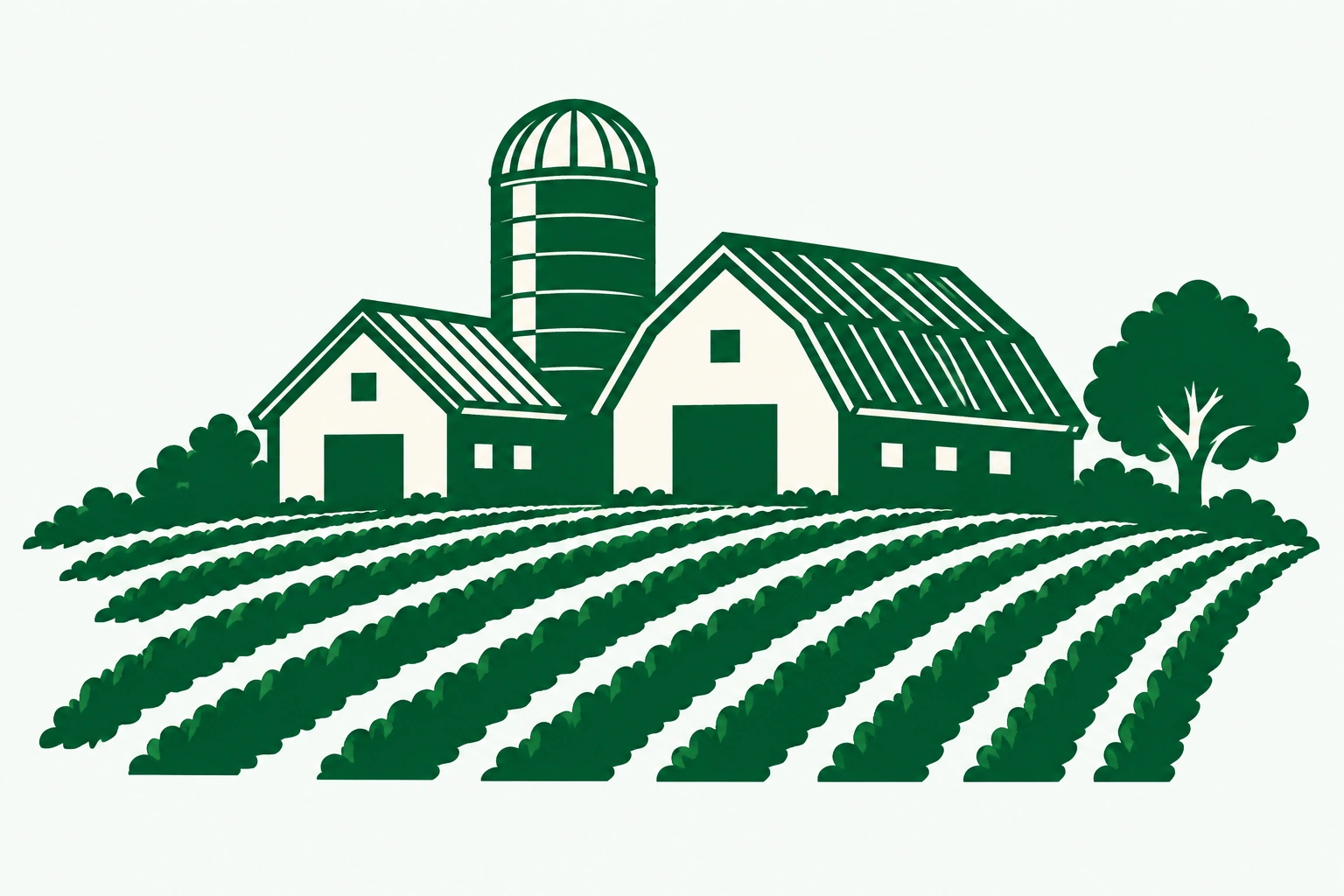 Ilustração de uma propriedade rural
